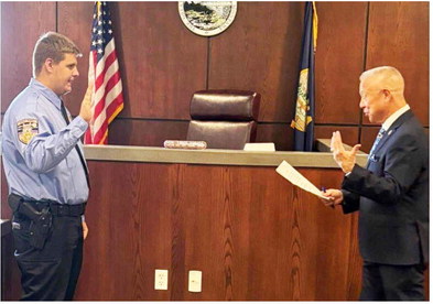 Wolf Point Police Officer Boysun Sworn In Wolf Point Police Officer Boysun Sworn In