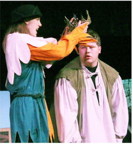 Audience Members Enjoy Wolf Point’s School Play