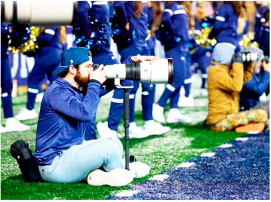 Love Of the Lens Gives Sports Photographer Part In History