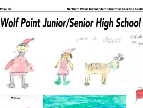 Wolf Point Junior/Senior High School Student Artwork