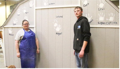 Students Finish Baseball Shed Project