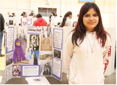 Poplar Seventh-grade Students Learn About History Doing Projects