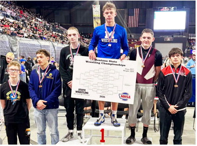 Wolf Point Boys Placing At State