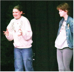 Students Prepare For School Play