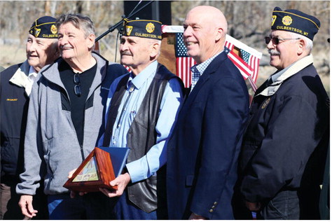 Gianforte Honors Olson At Park