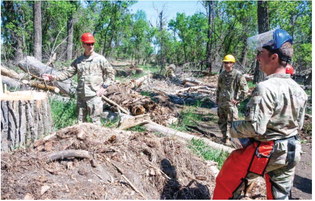 National Guard Soldiers Leave Lasting Mark In Culbertson National Guard Soldiers Leave Lasting Mark In Culbertson