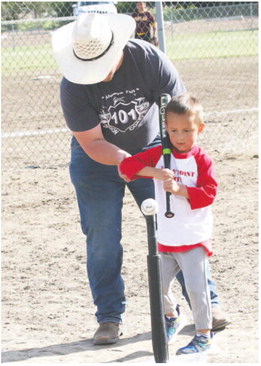 Area Youngsters Receive Early Start In T-Ball League Area Youngsters Receive Early Start In T-Ball League