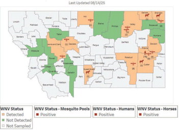 First West Nile Positive Mosquitoes Confirmed In County During 2026 First West Nile Positive Mosquitoes Confirmed In County During 2026