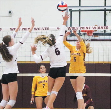 Poplar Edges Lady Wolves In Volleyball Battle Poplar Edges Lady Wolves In Volleyball Battle